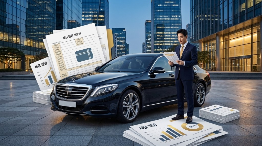 법인 장기렌트 세금 혜택 – 벤츠 수입차 업무용 차량 경비처리 및 부가세 환급 가이드